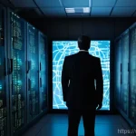 Home 22 보안 컨설턴트를 위한 네트워크 보안 기본 - **Prompt:** A male Chief Information Security Officer (CISO) in his late 40s, wearing a sharp busine...