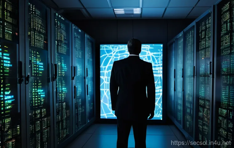 보안 컨설턴트를 위한 네트워크 보안 기본 - **Prompt:** A male Chief Information Security Officer (CISO) in his late 40s, wearing a sharp busine...