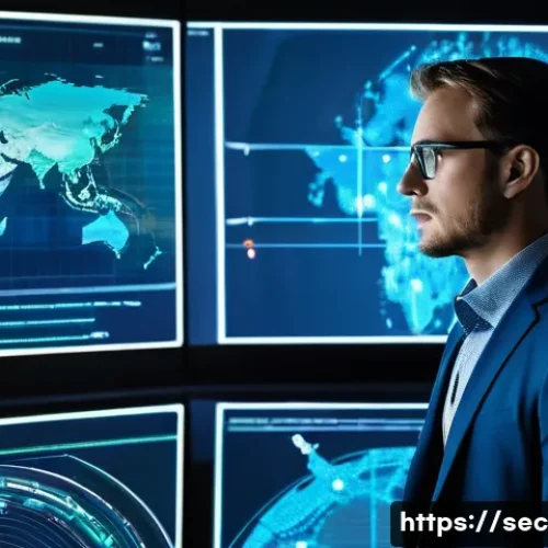 Home 32 보안 컨설턴트가 알아야 할 머신러닝 보안 - **Cyber Threat Evolution & Intelligent Defense:** A professional cybersecurity consultant, wearing s...